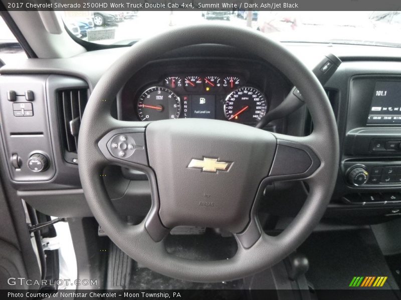 Summit White / Dark Ash/Jet Black 2017 Chevrolet Silverado 2500HD Work Truck Double Cab 4x4