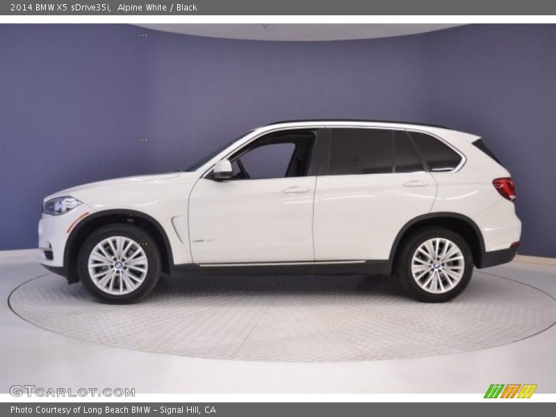 Alpine White / Black 2014 BMW X5 sDrive35i