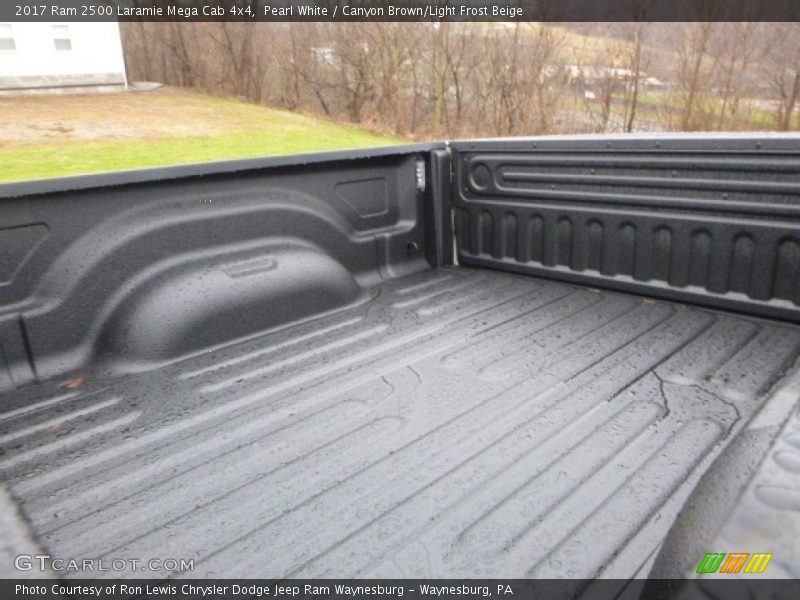 Pearl White / Canyon Brown/Light Frost Beige 2017 Ram 2500 Laramie Mega Cab 4x4