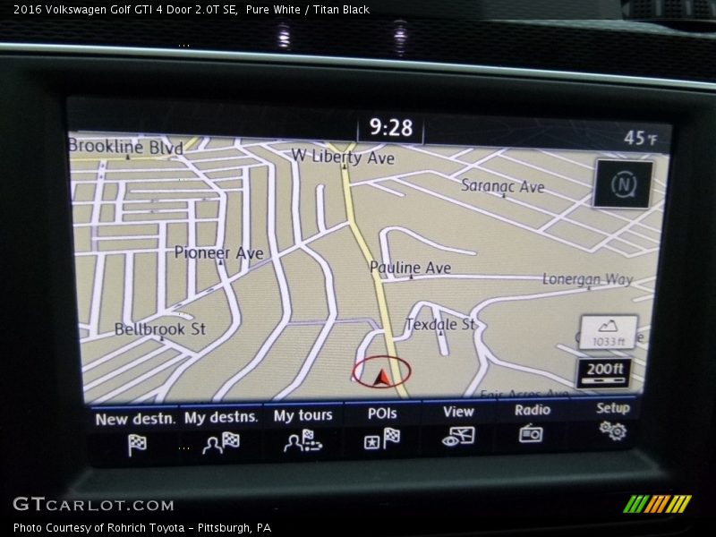 Navigation of 2016 Golf GTI 4 Door 2.0T SE