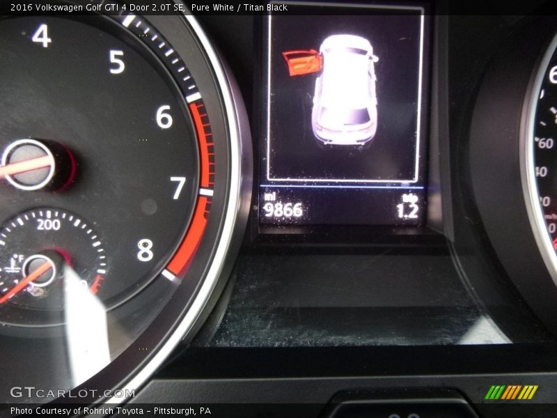 Pure White / Titan Black 2016 Volkswagen Golf GTI 4 Door 2.0T SE