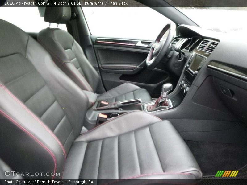Pure White / Titan Black 2016 Volkswagen Golf GTI 4 Door 2.0T SE