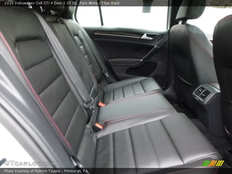 Rear Seat of 2016 Golf GTI 4 Door 2.0T SE