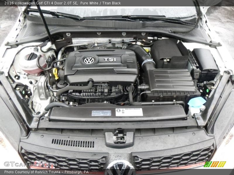  2016 Golf GTI 4 Door 2.0T SE Engine - 2.0 Liter FSI Turbocharged DOHC 16-Valve VVT 4 Cylinder