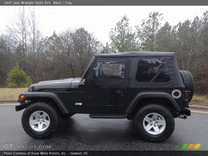 Black / Gray 1997 Jeep Wrangler Sport 4x4