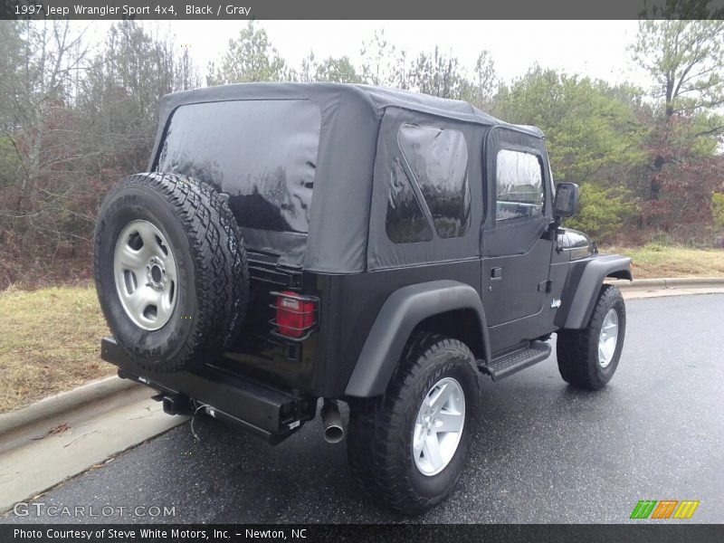 Black / Gray 1997 Jeep Wrangler Sport 4x4