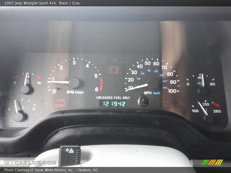 Black / Gray 1997 Jeep Wrangler Sport 4x4