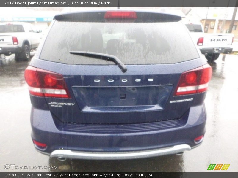 Contusion Blue / Black 2017 Dodge Journey Crossroad AWD