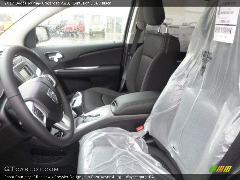 Contusion Blue / Black 2017 Dodge Journey Crossroad AWD