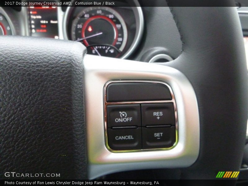 Contusion Blue / Black 2017 Dodge Journey Crossroad AWD