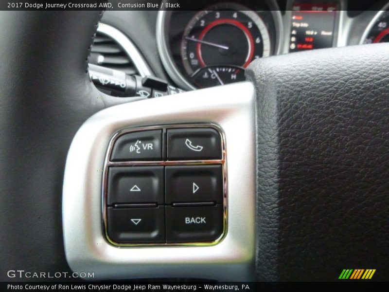 Contusion Blue / Black 2017 Dodge Journey Crossroad AWD
