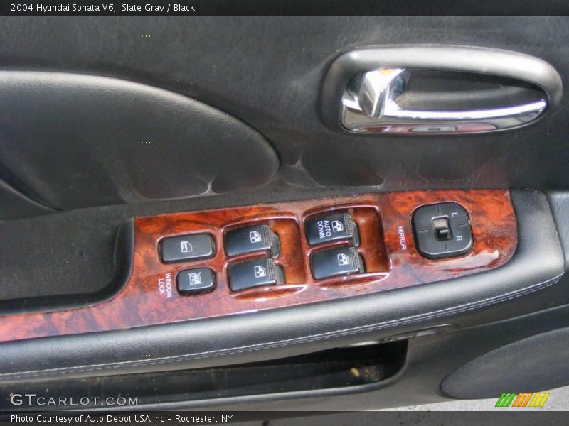 Slate Gray / Black 2004 Hyundai Sonata V6