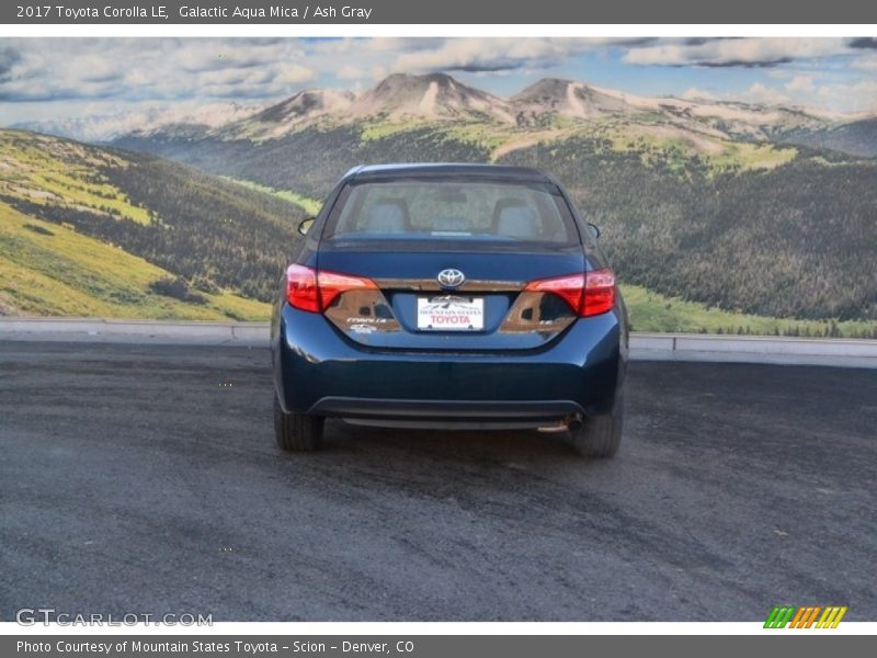 Galactic Aqua Mica / Ash Gray 2017 Toyota Corolla LE