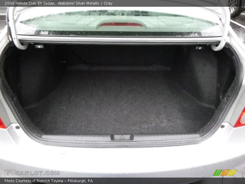 Alabaster Silver Metallic / Gray 2009 Honda Civic EX Sedan