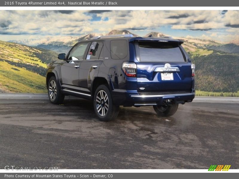 Nautical Blue Metallic / Black 2016 Toyota 4Runner Limited 4x4