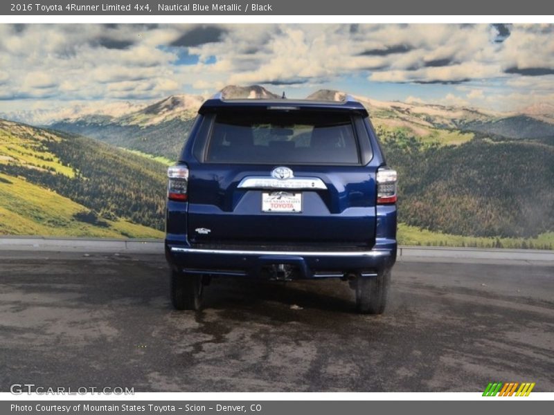 Nautical Blue Metallic / Black 2016 Toyota 4Runner Limited 4x4