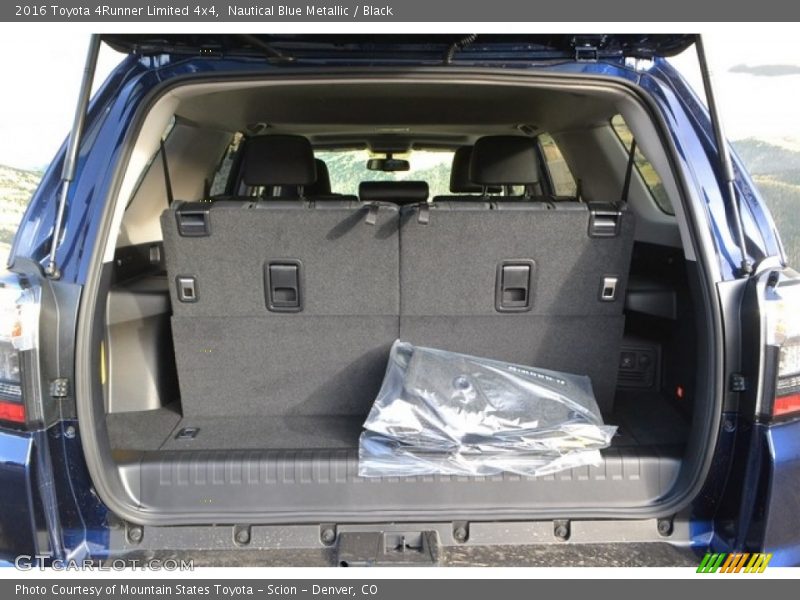 Nautical Blue Metallic / Black 2016 Toyota 4Runner Limited 4x4