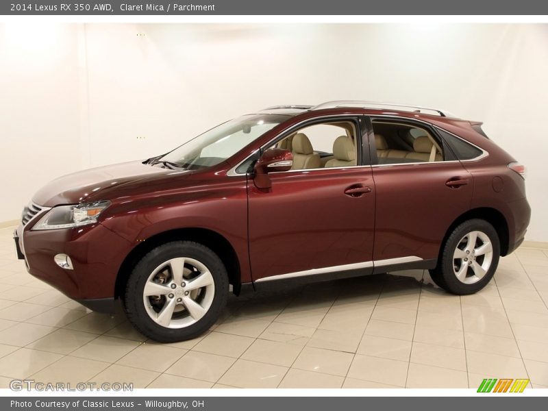 Claret Mica / Parchment 2014 Lexus RX 350 AWD