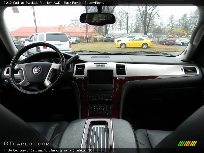 Black Raven / Ebony/Ebony 2012 Cadillac Escalade Premium AWD