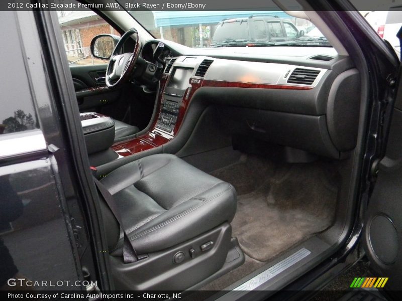 Black Raven / Ebony/Ebony 2012 Cadillac Escalade Premium AWD