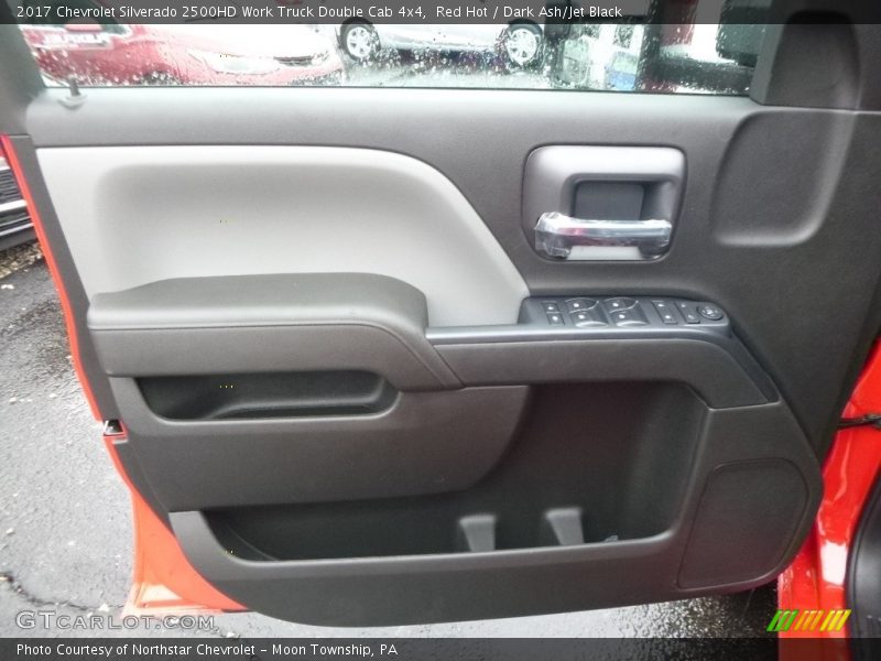 Red Hot / Dark Ash/Jet Black 2017 Chevrolet Silverado 2500HD Work Truck Double Cab 4x4