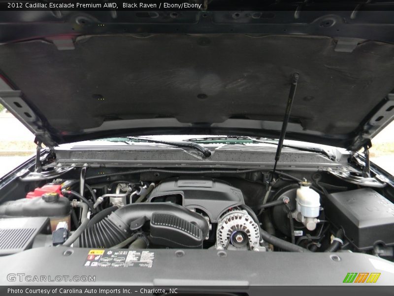 Black Raven / Ebony/Ebony 2012 Cadillac Escalade Premium AWD