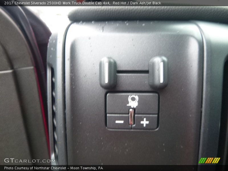 Red Hot / Dark Ash/Jet Black 2017 Chevrolet Silverado 2500HD Work Truck Double Cab 4x4
