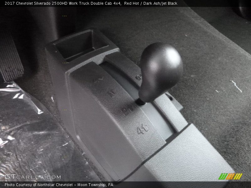 Red Hot / Dark Ash/Jet Black 2017 Chevrolet Silverado 2500HD Work Truck Double Cab 4x4