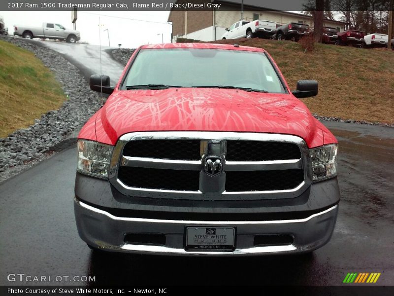 Flame Red / Black/Diesel Gray 2017 Ram 1500 Tradesman Regular Cab