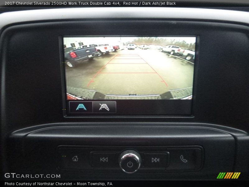 Red Hot / Dark Ash/Jet Black 2017 Chevrolet Silverado 2500HD Work Truck Double Cab 4x4