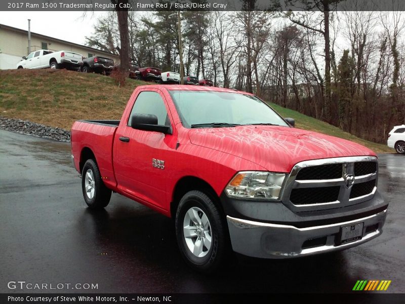 Flame Red / Black/Diesel Gray 2017 Ram 1500 Tradesman Regular Cab