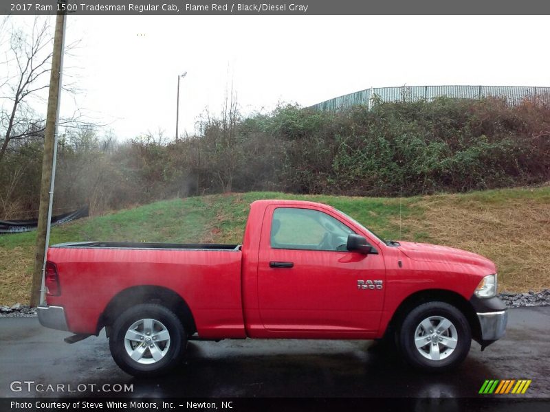 Flame Red / Black/Diesel Gray 2017 Ram 1500 Tradesman Regular Cab