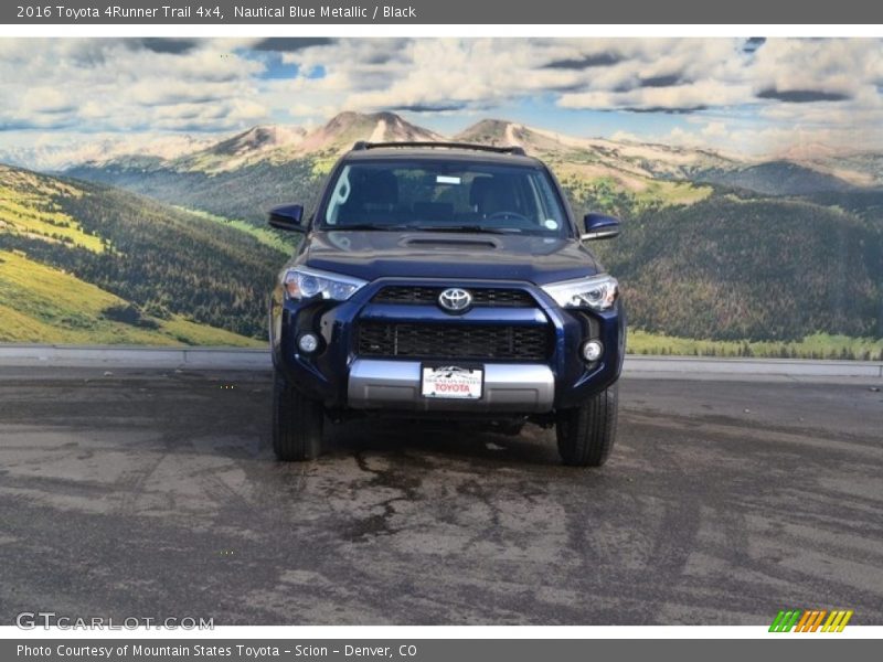 Nautical Blue Metallic / Black 2016 Toyota 4Runner Trail 4x4