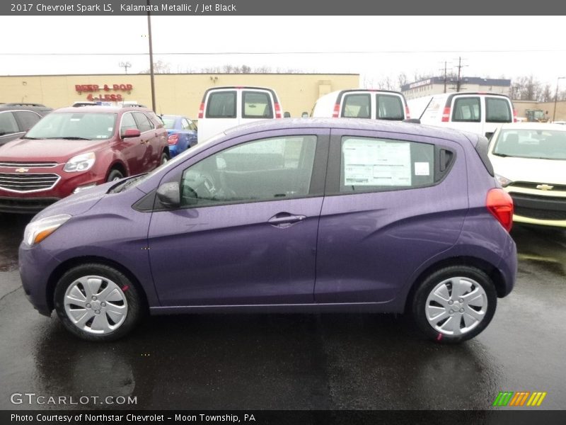 Kalamata Metallic / Jet Black 2017 Chevrolet Spark LS