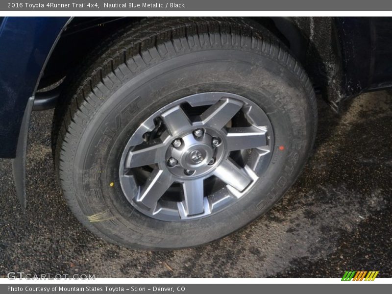 Nautical Blue Metallic / Black 2016 Toyota 4Runner Trail 4x4