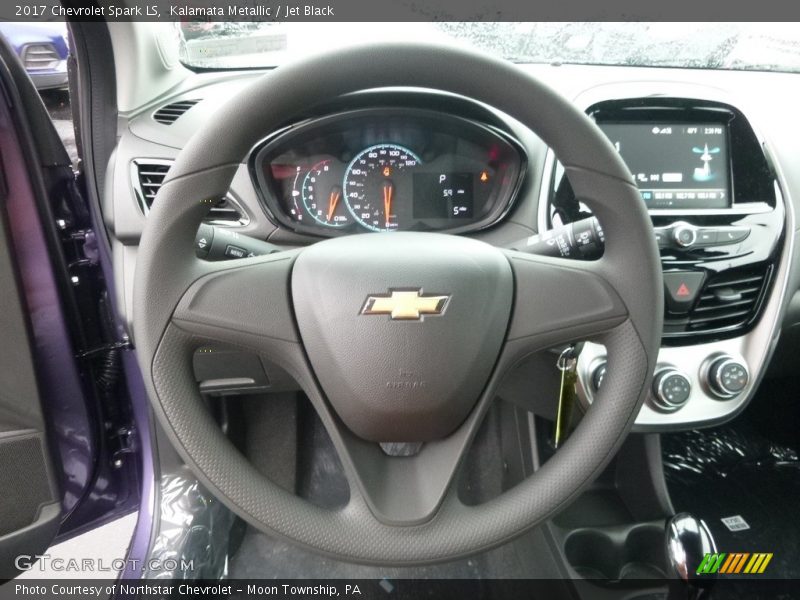 Kalamata Metallic / Jet Black 2017 Chevrolet Spark LS