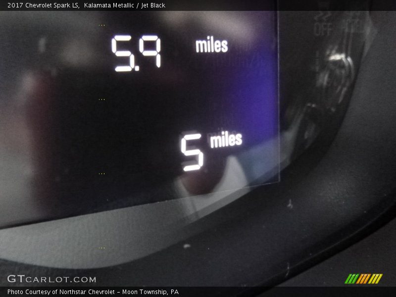 Kalamata Metallic / Jet Black 2017 Chevrolet Spark LS