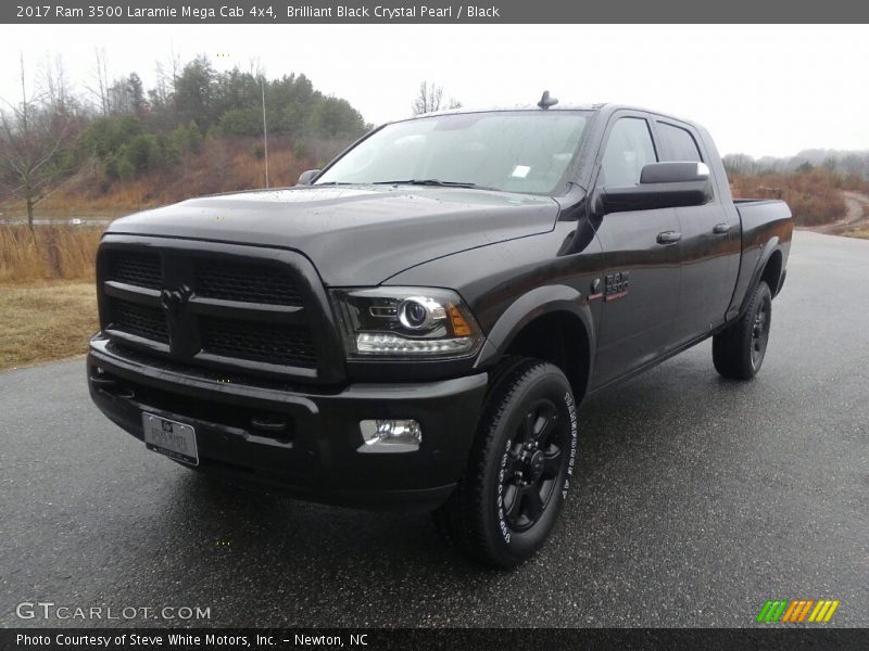 Front 3/4 View of 2017 3500 Laramie Mega Cab 4x4