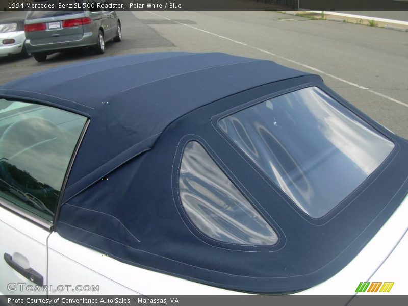 Polar White / Blue 1994 Mercedes-Benz SL 500 Roadster