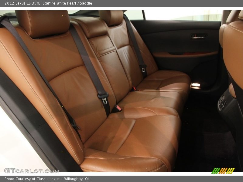 Starfire White Pearl / Saddle 2012 Lexus ES 350