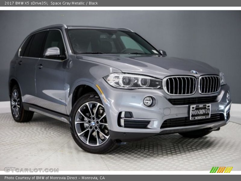 Space Gray Metallic / Black 2017 BMW X5 sDrive35i