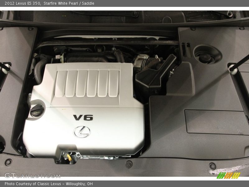 Starfire White Pearl / Saddle 2012 Lexus ES 350