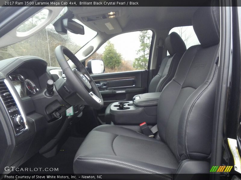  2017 3500 Laramie Mega Cab 4x4 Black Interior
