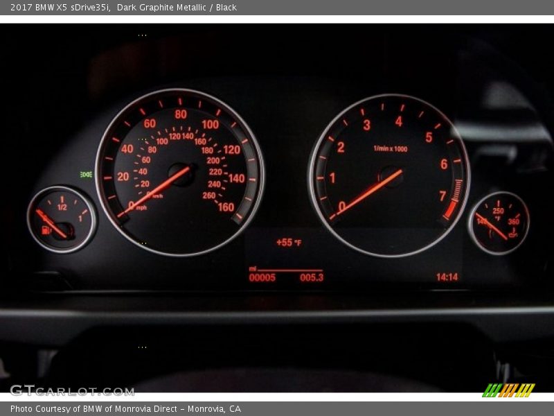 Dark Graphite Metallic / Black 2017 BMW X5 sDrive35i