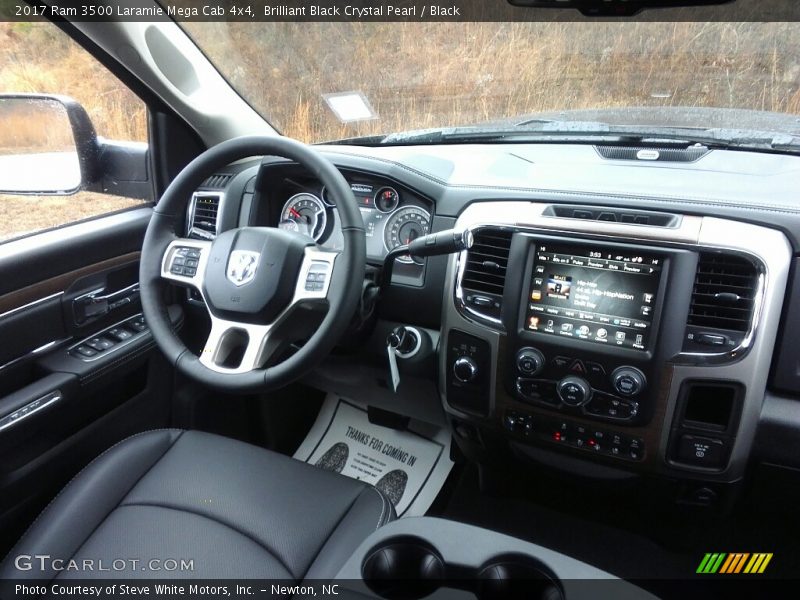 Dashboard of 2017 3500 Laramie Mega Cab 4x4