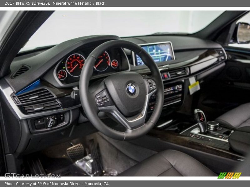 Mineral White Metallic / Black 2017 BMW X5 sDrive35i