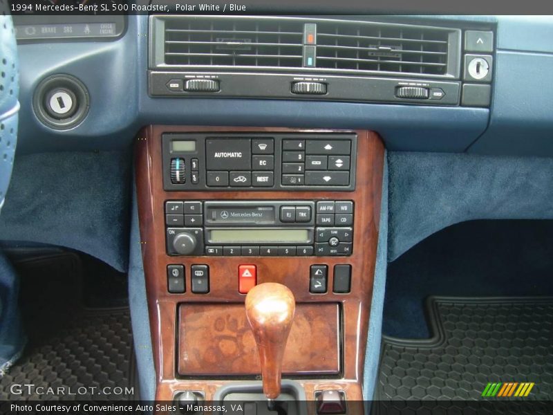 Polar White / Blue 1994 Mercedes-Benz SL 500 Roadster