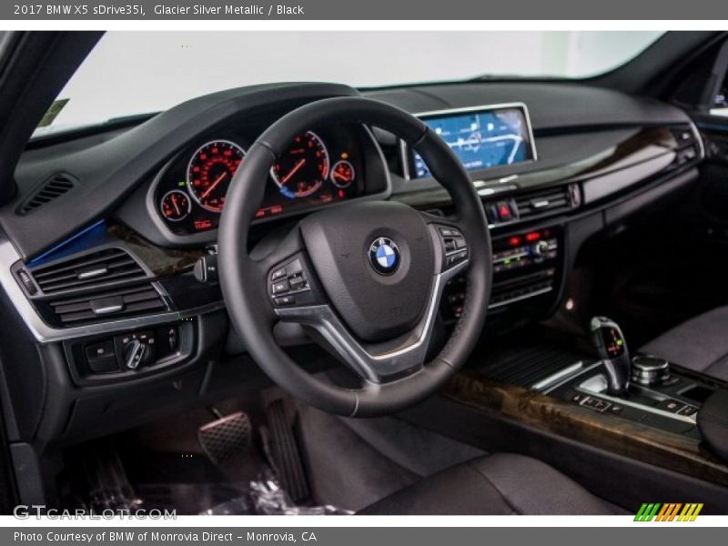 Glacier Silver Metallic / Black 2017 BMW X5 sDrive35i