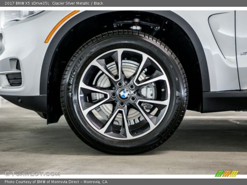 Glacier Silver Metallic / Black 2017 BMW X5 sDrive35i