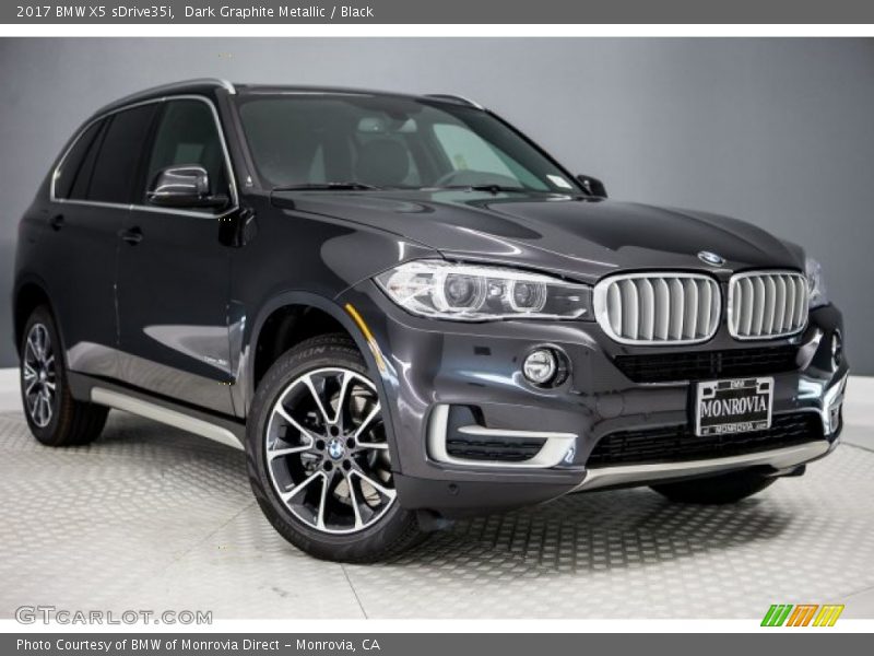 Dark Graphite Metallic / Black 2017 BMW X5 sDrive35i